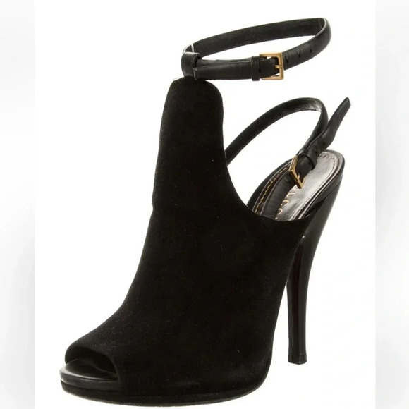 Gucci suede sandals size 6.5 - Picture 1 of 8